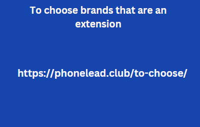 To choose brands that are an extension