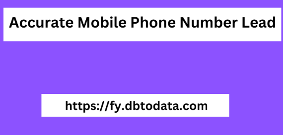 Accurate Mobile Phone Number Lead