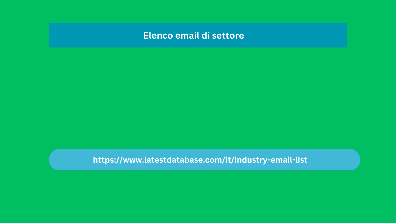 Database delle e-mail delle funzioni di lavoro