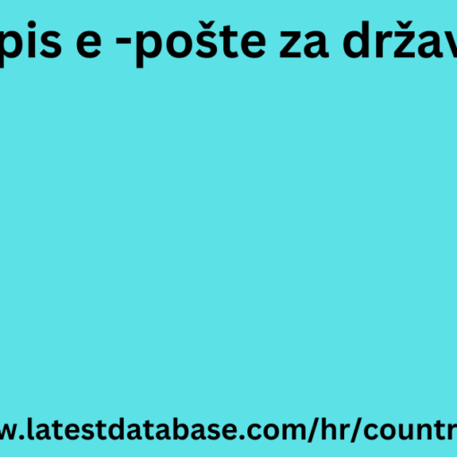 Popis e -pošte za državu