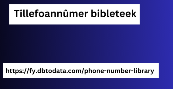 Tillefoannûmer bibleteek