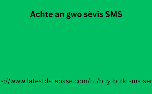 Achte an gwo sèvis SMS