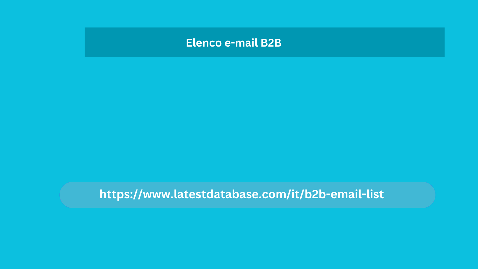 Elenco e-mail B2B