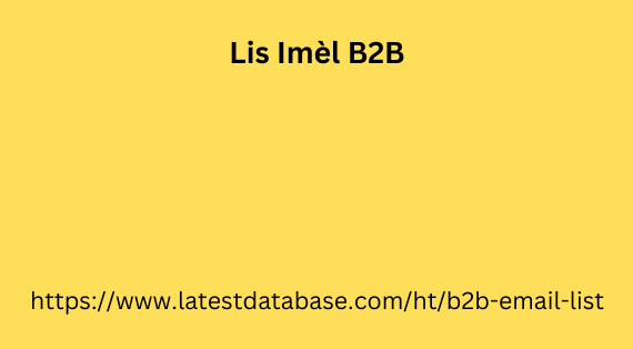 Lis Imèl B2B