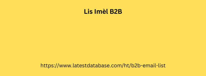  Lis Imèl B2B