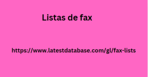 Listas de fax