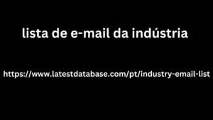 Lista de e-mail da indústria