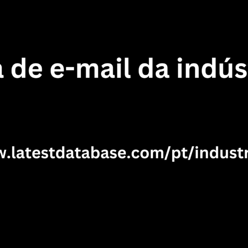 Lista de e-mail da indústria