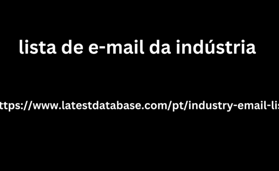 Lista de e-mail da indústria