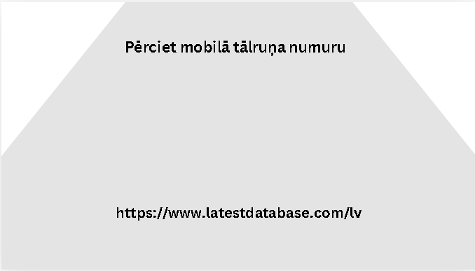 Pērciet mobilā tālruņa numuru