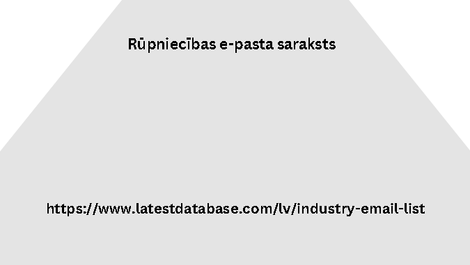 Rūpniecības e-pasta saraksts