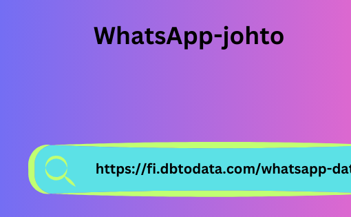 WhatsApp-johto