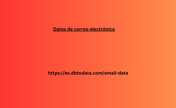 Datos de correo electrónico