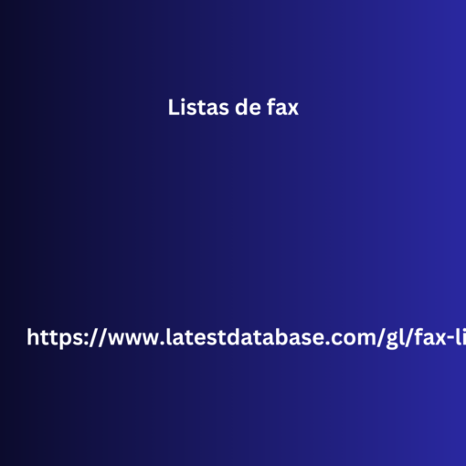 Listas de fax