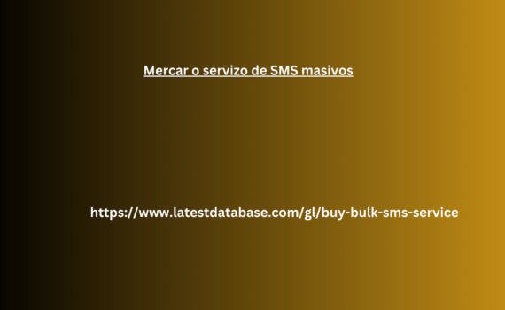 Mercar o servizo de SMS masivos