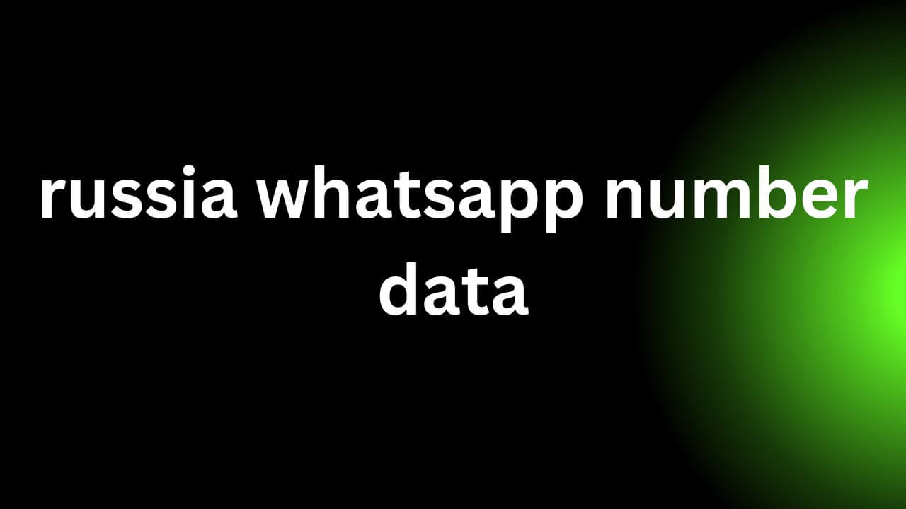 russia whatsapp number data