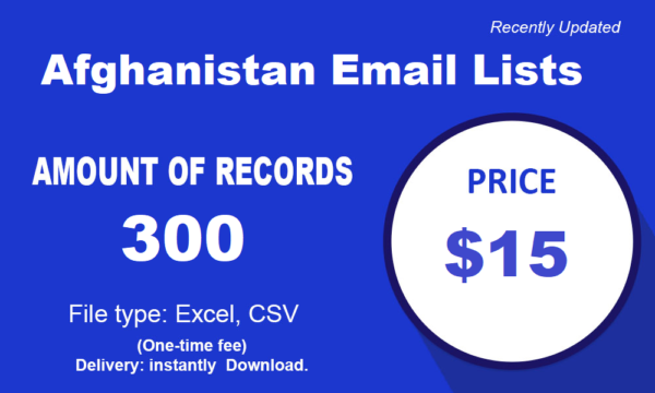 Afghanistan Email Verify Person Datas