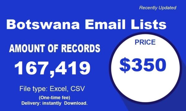 Botswana Email Verify Person Datas