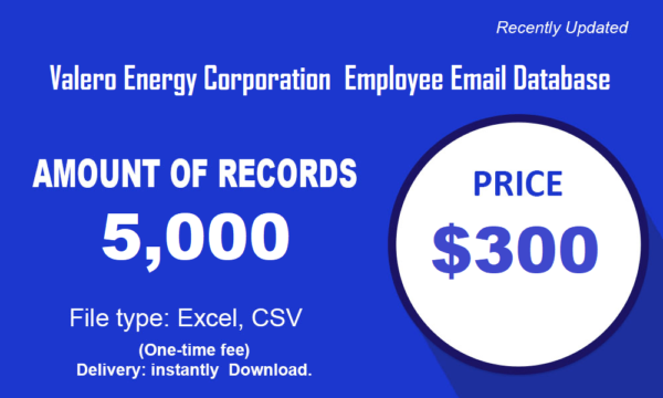 Valero Energy Corporation Employee Email Verify Person Data