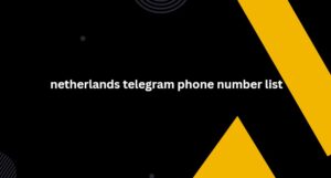 netherlands telegram phone number list