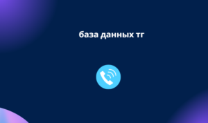 база данных тг